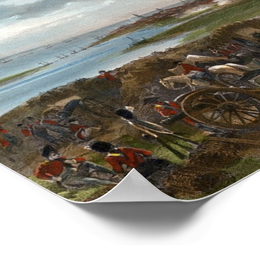 Poster Bataille de l'île de Sullivan, 1776 (Coin)