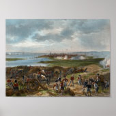 Poster Bataille de l'île de Sullivan, 1776 (Devant)