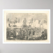 Poster Bataille de l'île de Sullivan, 1776 (Devant)