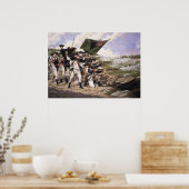 Poster Bataille de Long Island, Canvas Art Print (Cuisine)
