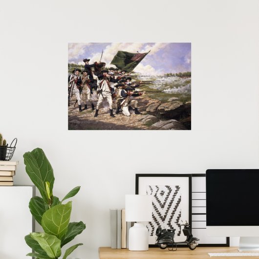 Poster Bataille de Long Island, Canvas Art Print (Bureau à domicile)