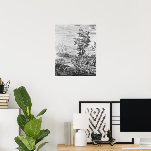 Poster Bataille de Malplaquet (Bureau à domicile)