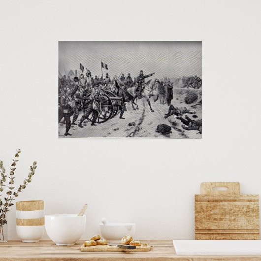 Poster Bataille de Mans (Cuisine)