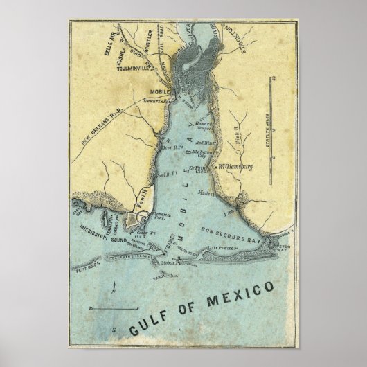 Poster Bataille de Mobile Bay (Devant)