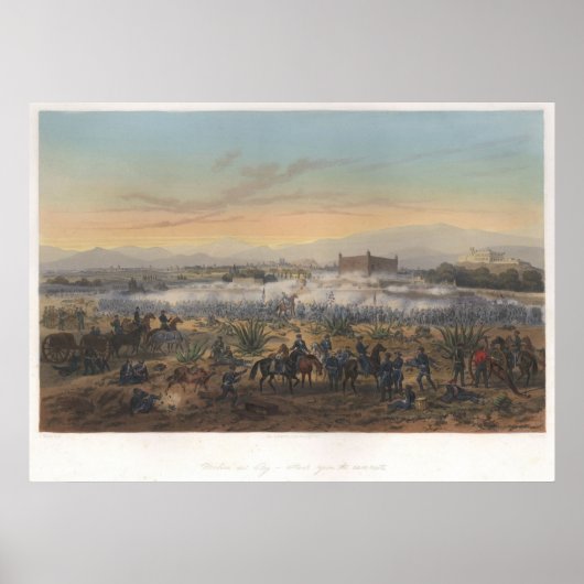 Poster Bataille de Molino del Rey (Devant)