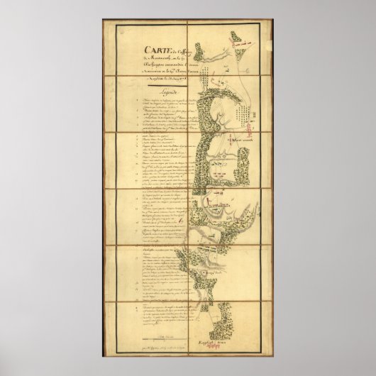 Poster Bataille de Monmouth (Devant)