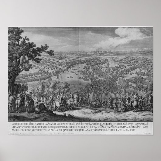 Poster Bataille de Poltava (Devant)