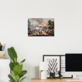 Poster Bataille de Pombal, gravée par Thomas Sutherland (Bureau à domicile)