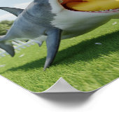 Poster Bataille de requins et de canards (Coin)