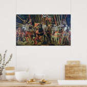 Poster Bataille de San Romano en 1432, c.1456 (Cuisine)