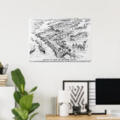 Poster Bataille de Santiago (Bureau à domicile)