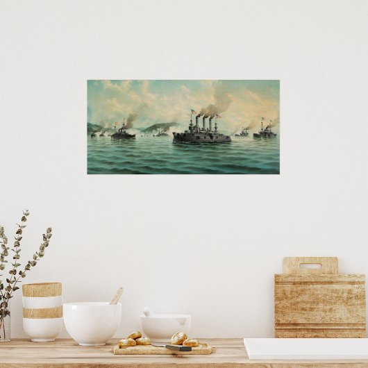 Poster Bataille de Santiago, Cuba (Cuisine)