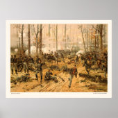 Poster Bataille de Shiloh par Thure de Thulstrup 1888 (Devant)