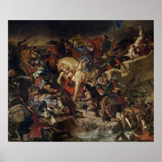 Poster Bataille de Taillebourg, le 21 juillet 1242, 1837 (Devant)