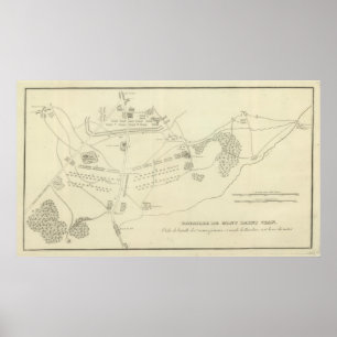 Poster Bataille de Waterloo en Belgique