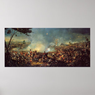 Poster Bataille de Waterloo par William Sadler