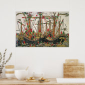 Poster Bataille de Zonchio, 1499 (Cuisine)