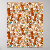 Poster bataille d'échecs (Devant)