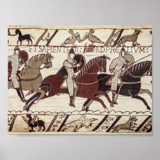 Poster Bataille d'Hastings - Chevaliers normands (Devant)