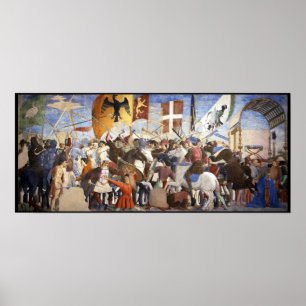 Poster BATAILLE D'HÉRACLIE par Piero Della Francesca