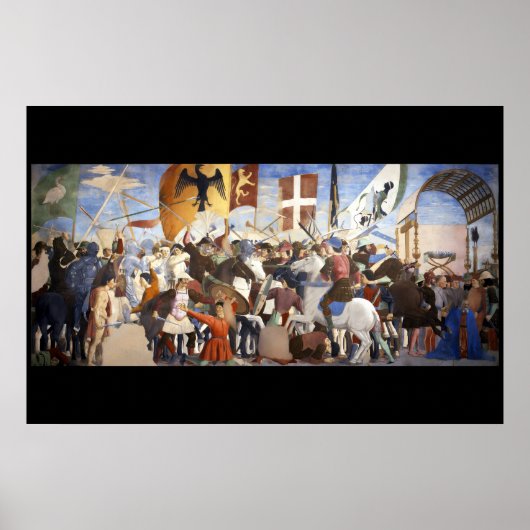 Poster BATAILLE D'HÉRACLIUS par Piero Della Francesca (Devant)