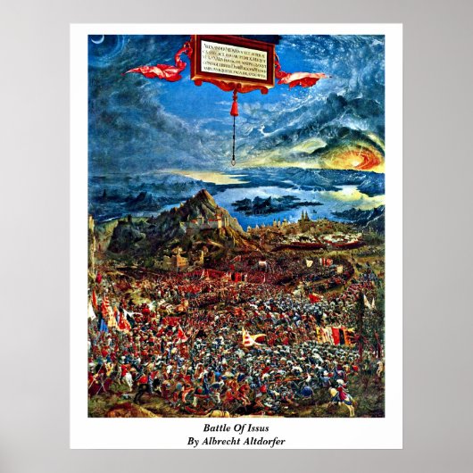 Poster Bataille D'Issus Par Albrecht Altdorfer (Devant)