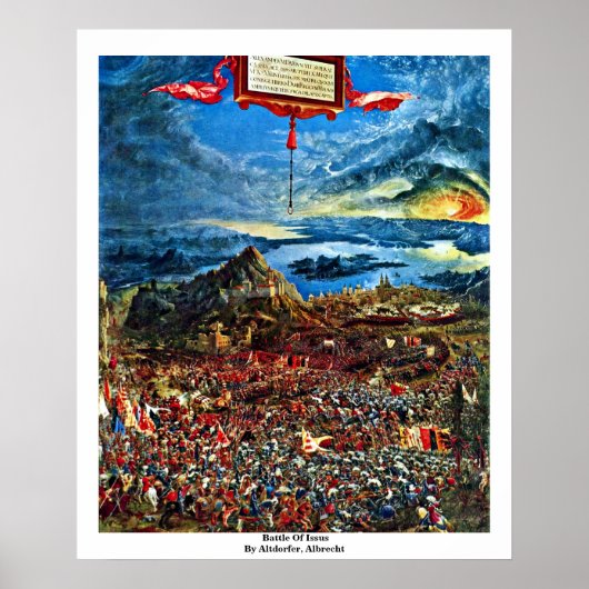 Poster Bataille D'Issus Par Altdorfer, Albrecht (Devant)