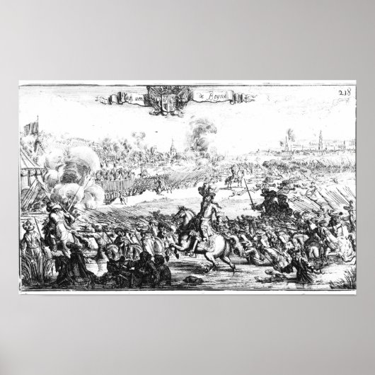 Poster Bataille du Boyne, 1er juillet 1690 (Devant)