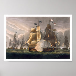 Poster Bataille du cap Saint-Vincent, 14 février 1797