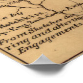 Poster Bataille du désert - Guerre civile Panoramique (Coin)