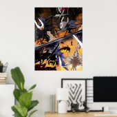 Poster bataille finale du chevalier creux - (Bureau à domicile)