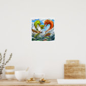 Poster Bataille maritime (Cuisine)