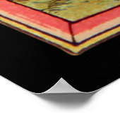 Poster Bataille médiévale éclairage manuscrit unique (Coin)