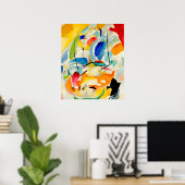 Poster Bataille navale de Kandinsky 1913 (Bureau à domicile)