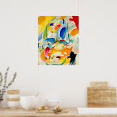 Poster Bataille navale de Kandinsky 1913 (Cuisine)