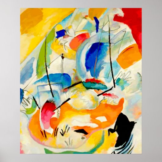 Poster Bataille navale de Kandinsky 1913 (Devant)