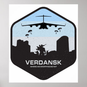 Poster Bataille Royale de Verdansk Warzone