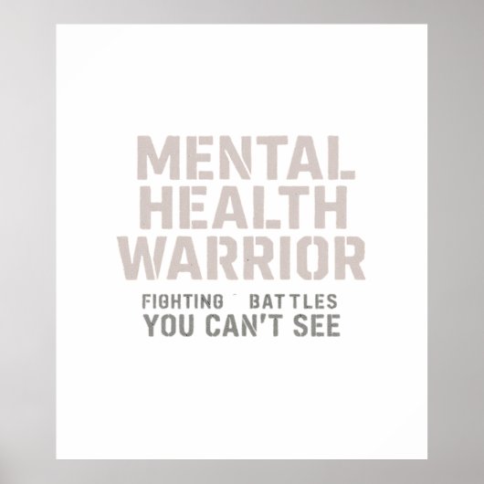 Poster Batailles invisibles, Force intérieure (Devant)