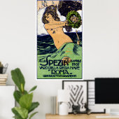 Poster Bataillon italien Roma 1907 (Bureau à domicile)
