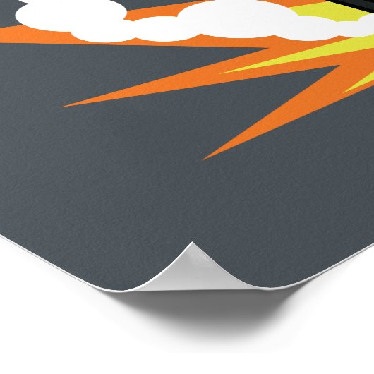 Poster Batcycle Chibi Batman (Coin)