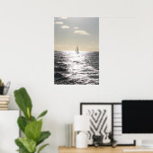 Poster Bateau (Bureau à domicile)