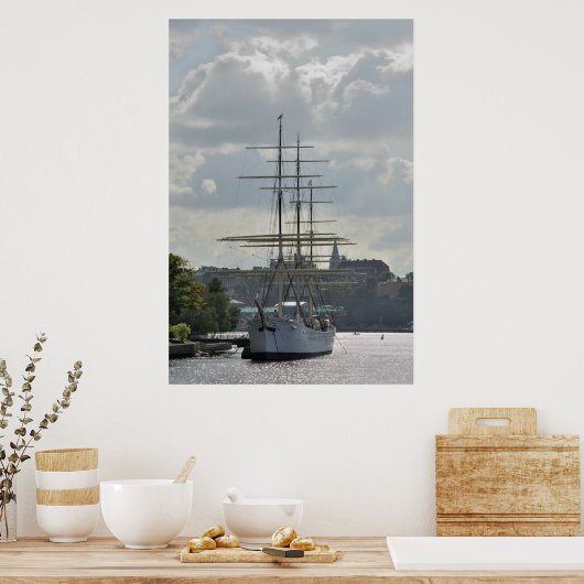 Poster Bateau (Cuisine)