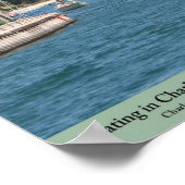Poster Bateau à Charlevoix - Charlevoix, MI (Coin)