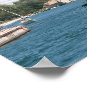 Poster Bateau à Charlevoix, Michigan (Coin)