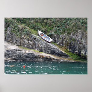 Poster Bateau à Cornwall