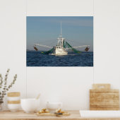 Poster Bateau à crevettes (Cuisine)