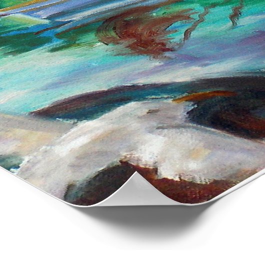 Poster Bateau à crevettes (Coin)