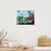 Poster Bateau à crevettes (Cuisine)