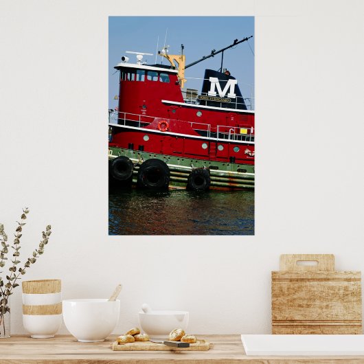 Poster Bateau à moteur (Cuisine)