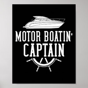 Poster Bateau à moteur Bateau à vitesse